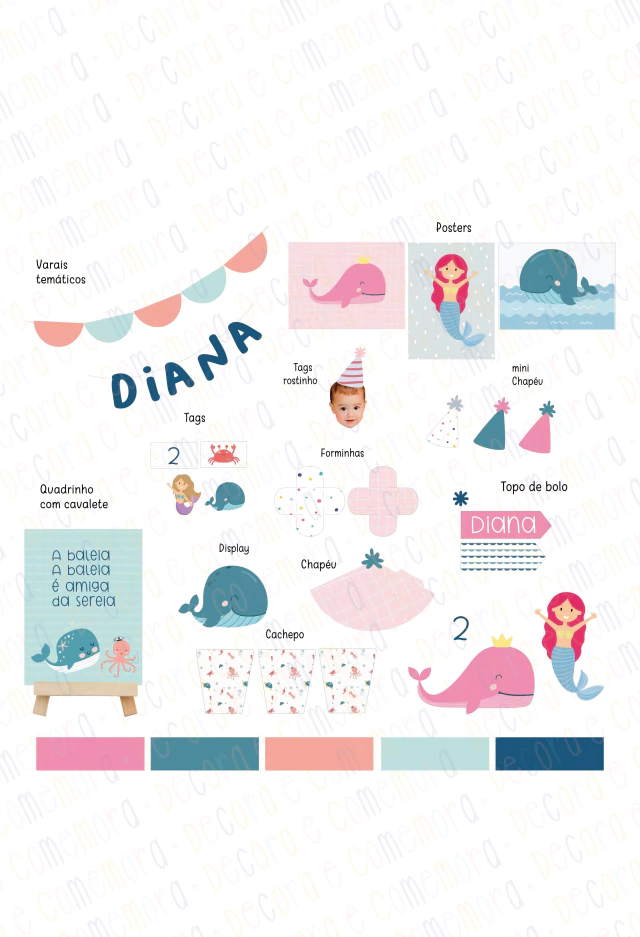 a baleia é amiga da sereia