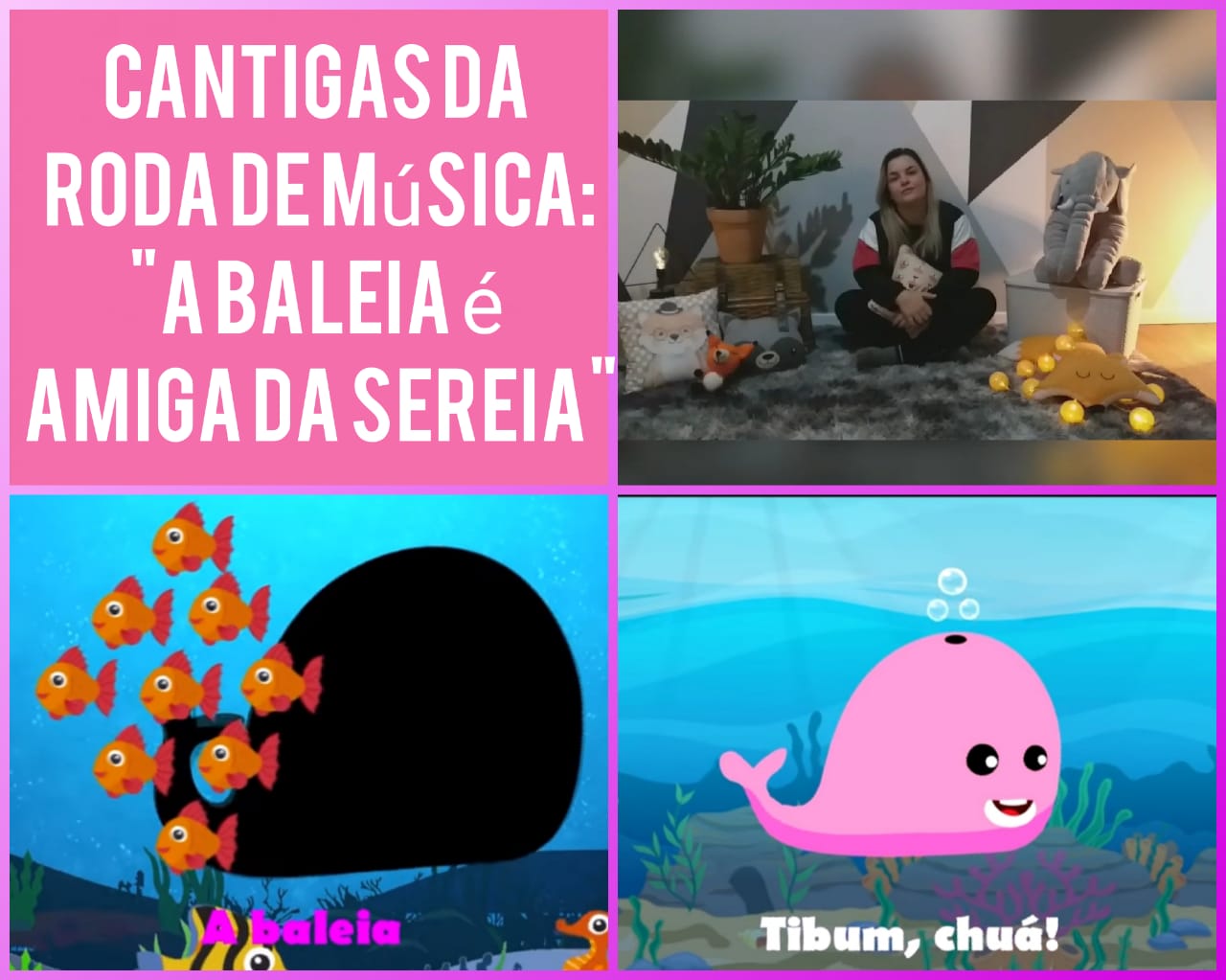 a baleia é amiga da sereia