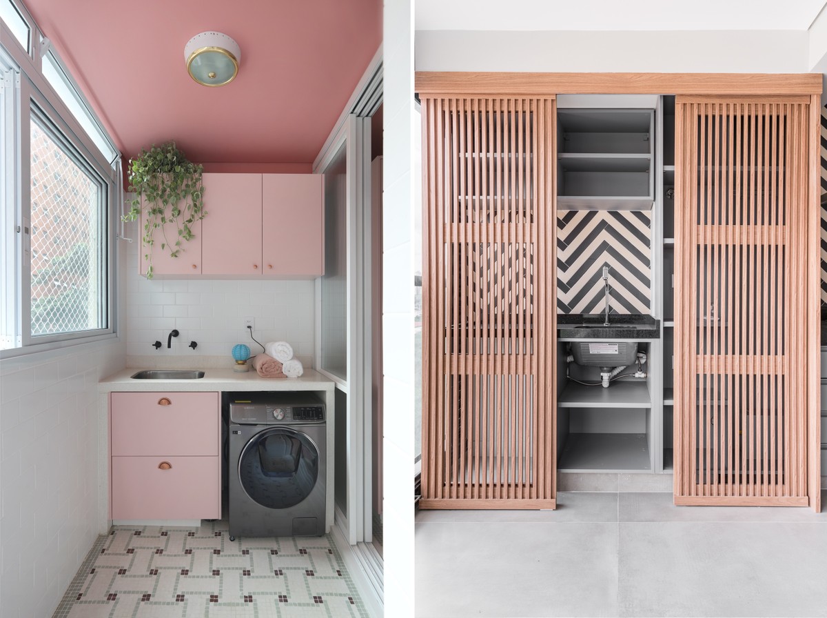 ideias criativas para área de serviço pequena