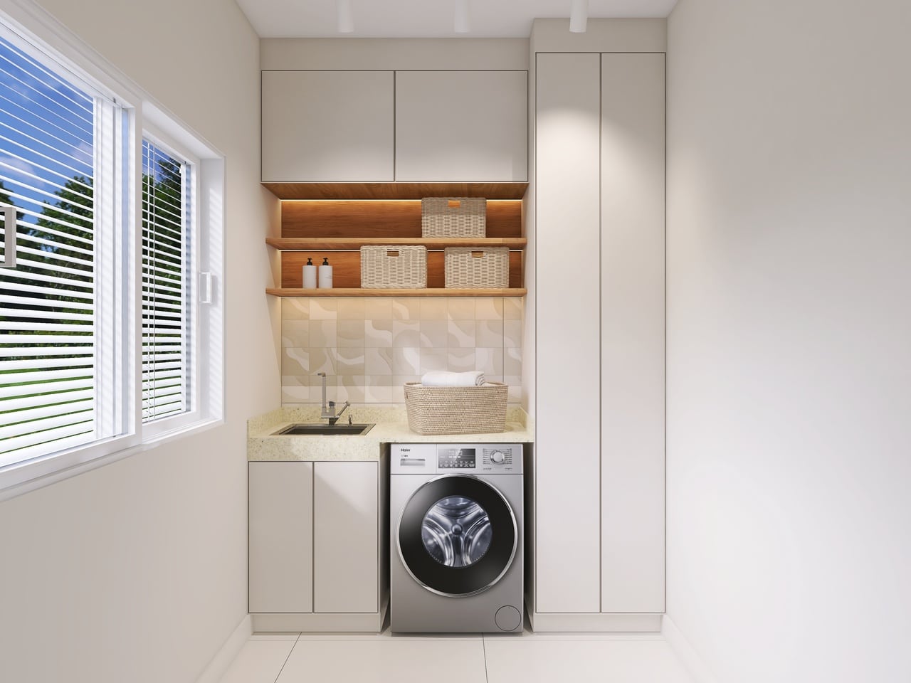 erros comuns ao organizar área de serviço