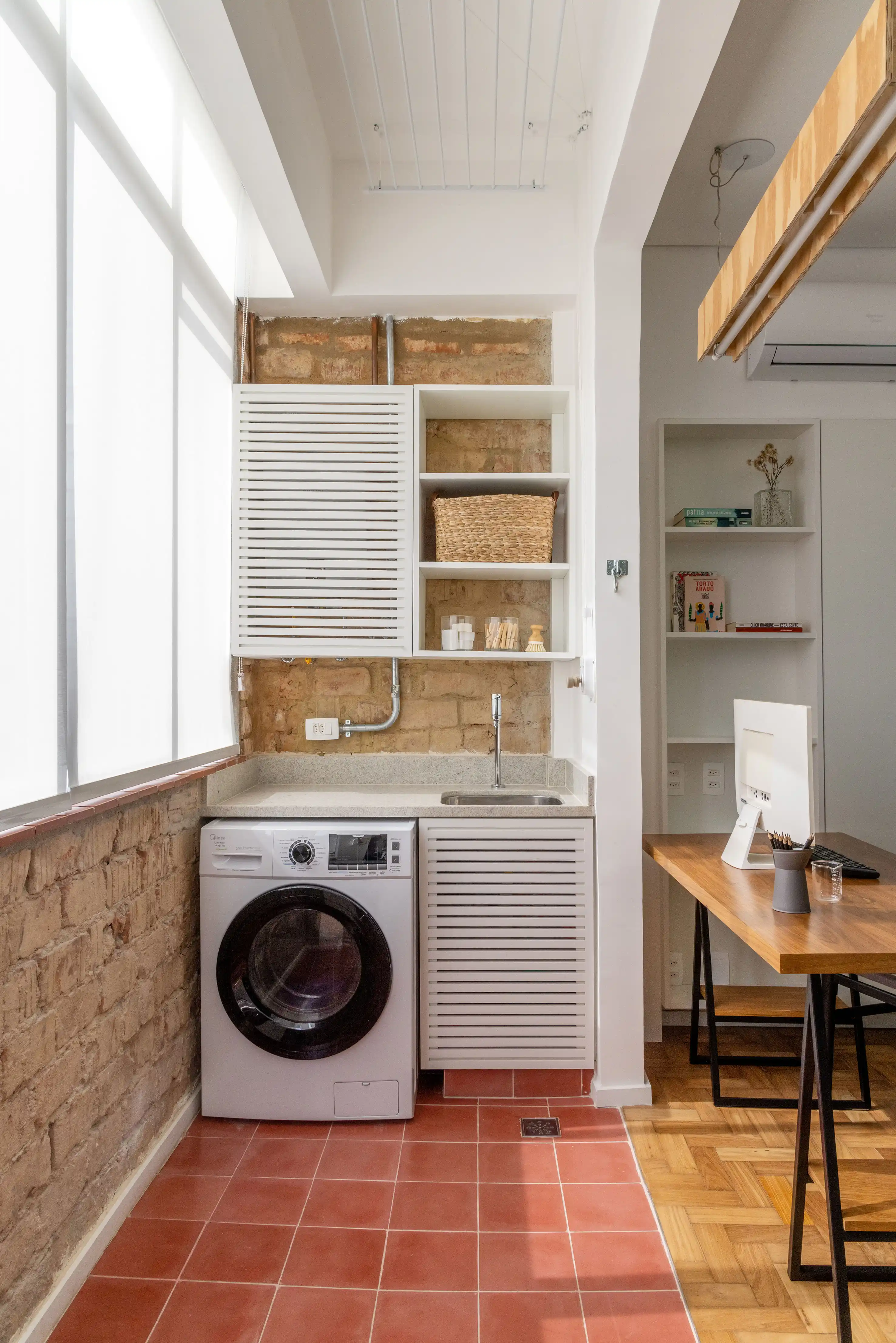 ideias criativas para área de serviço pequena