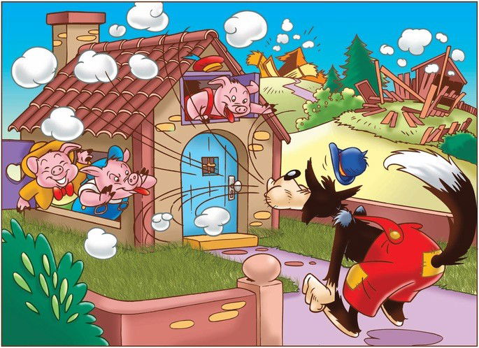 as casas dos tres porquinhos