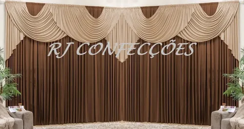 bando de cortina para igreja