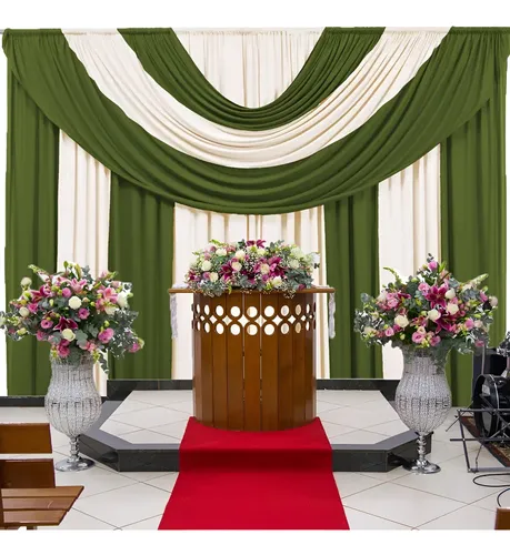 preço bandô de cortina para igreja