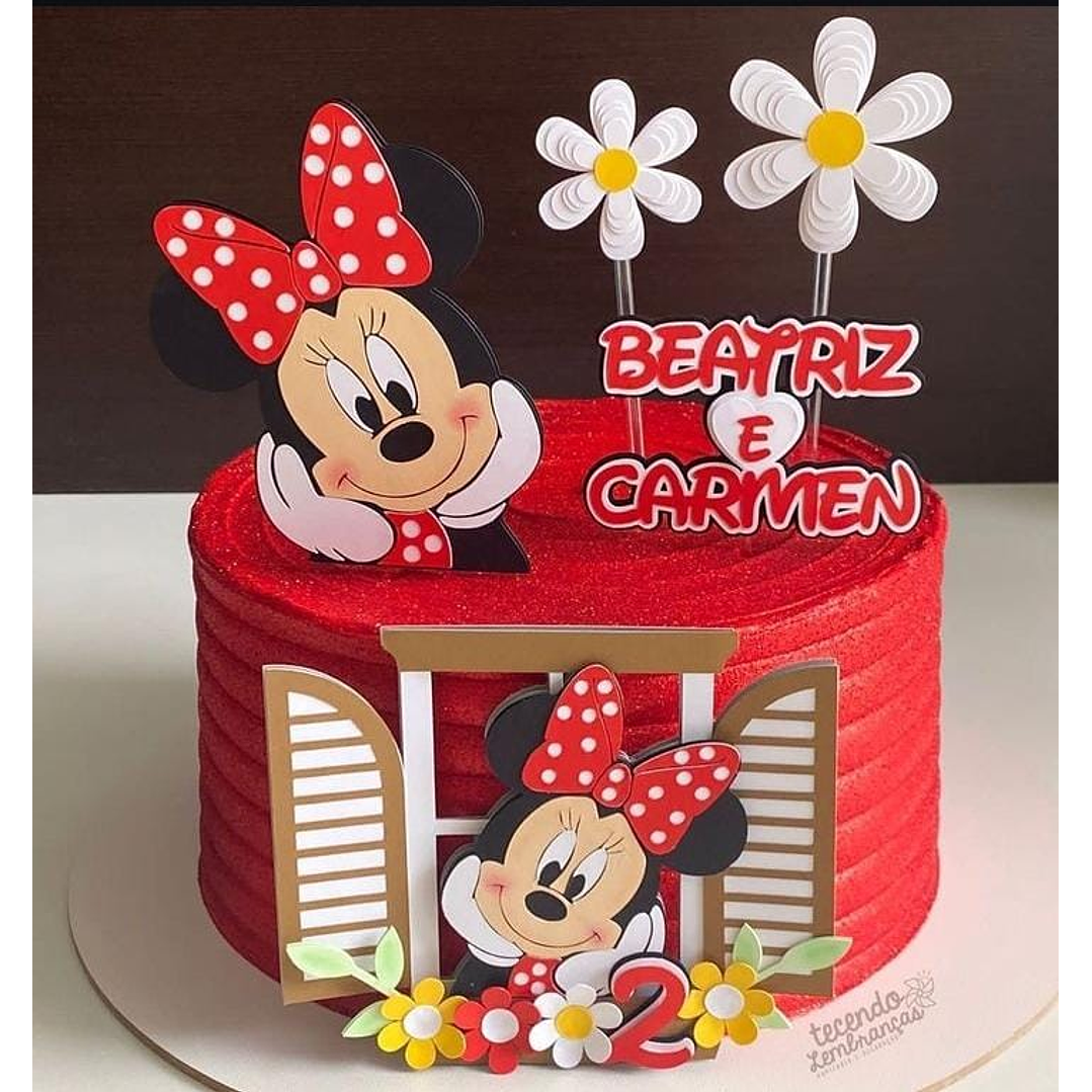 bolo da minnie