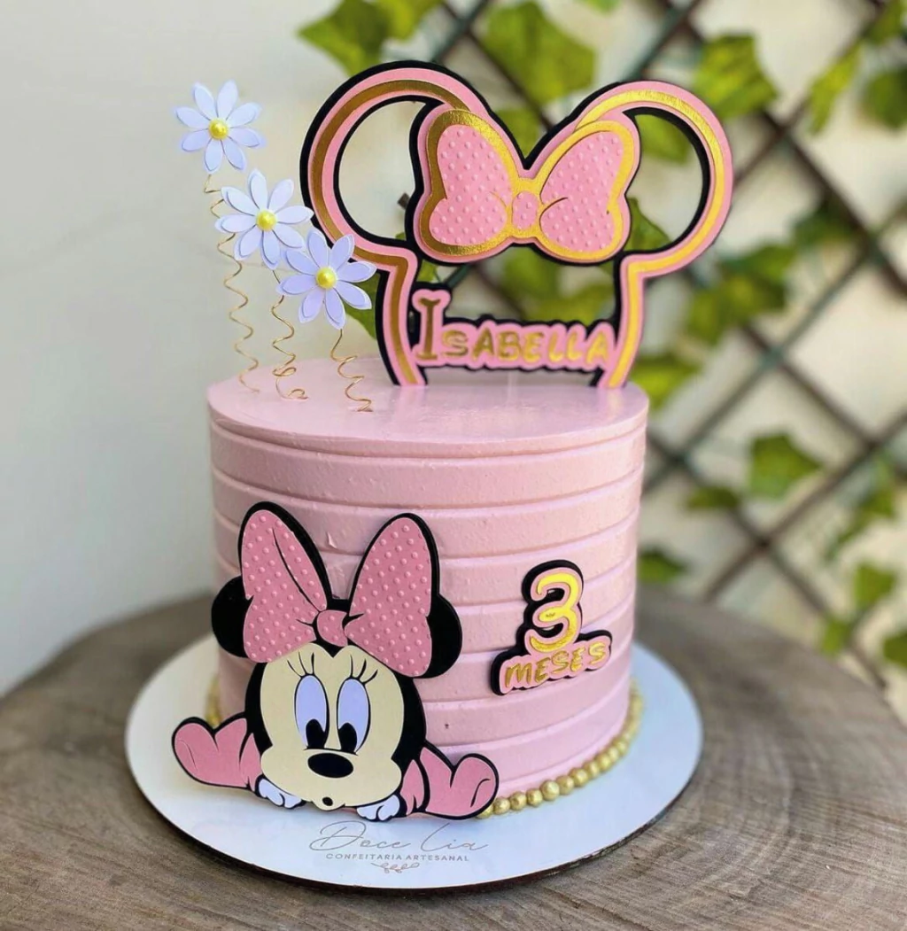 Decoração de Bolo Minnie Rosa: Inspirações e Tutoriais
