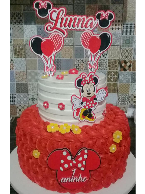 bolo da minnie