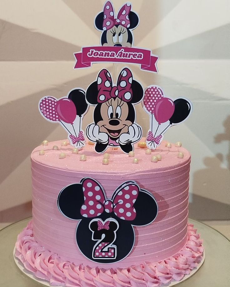 Tendências em Bolos Temáticos: Minnie Mouse