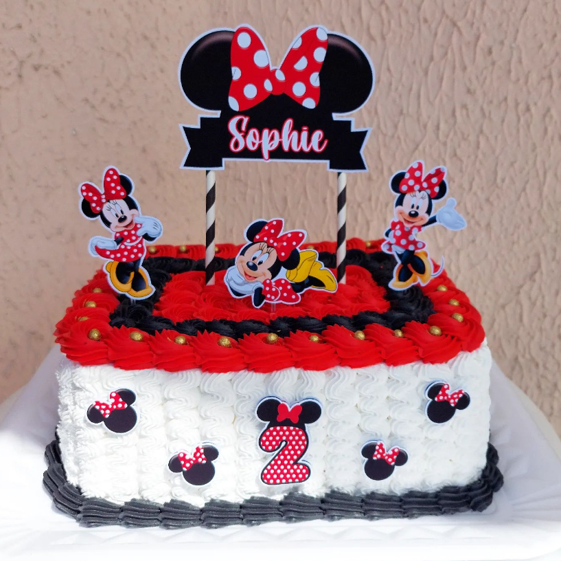bolo da minnie