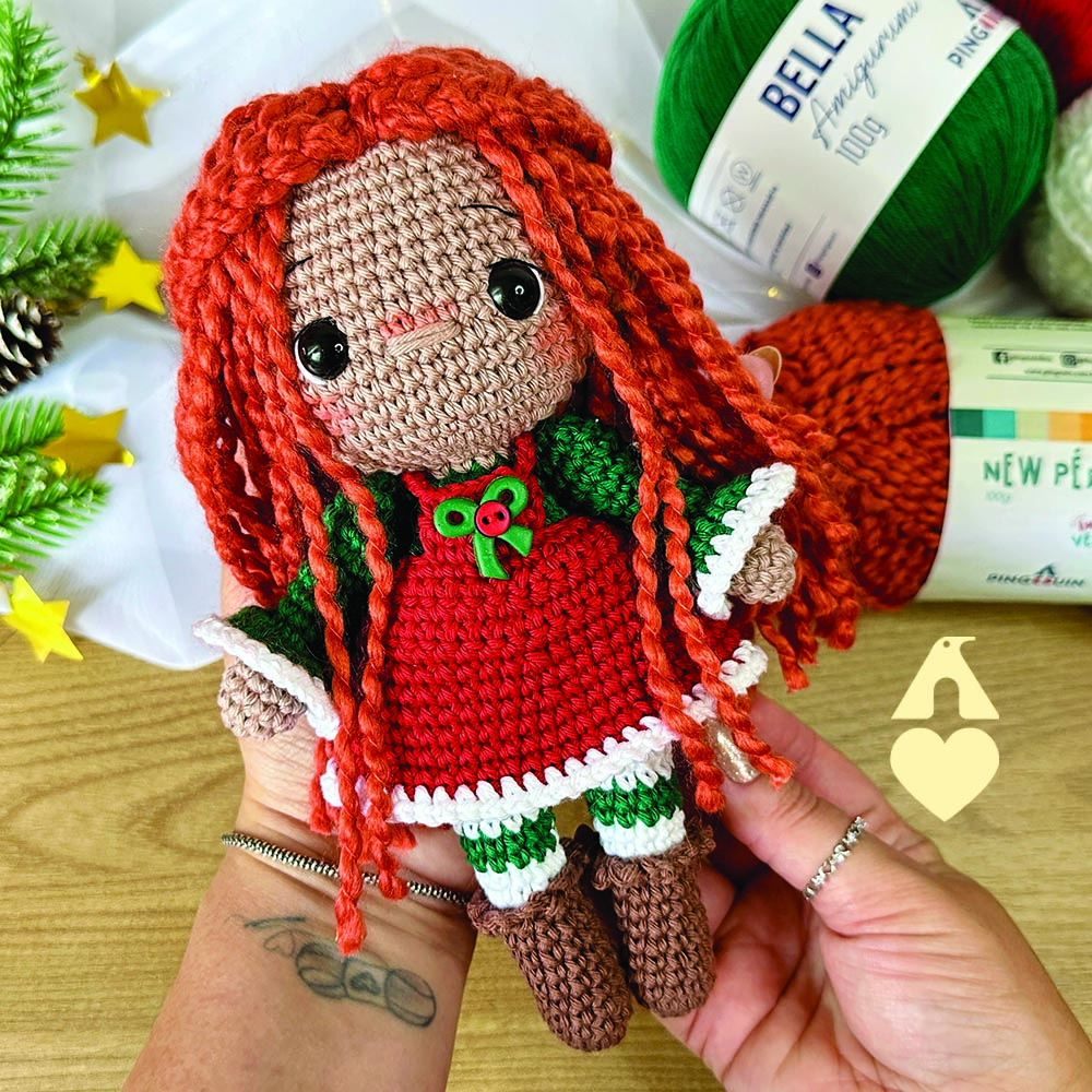 boneca amigurumi