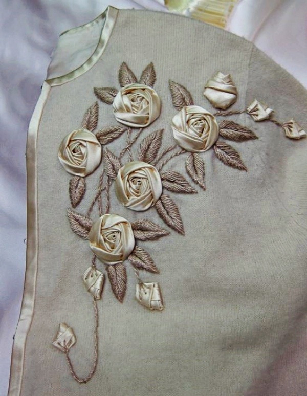 bordado com miçangas