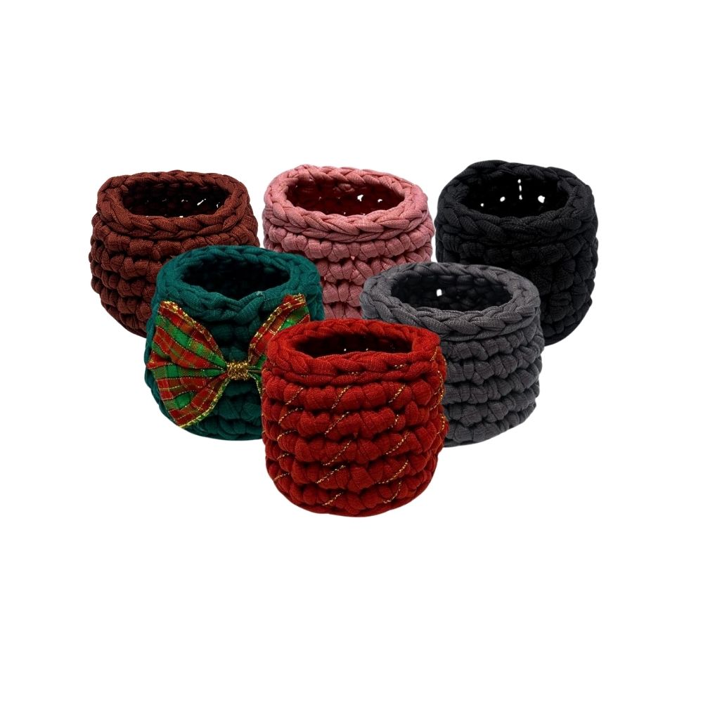 Fio de malha reciclado: A escolha sustentável para seu cachepô de crochê