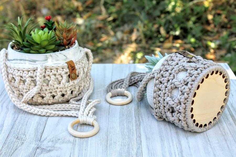 Fio de malha reciclado: A escolha sustentável para seu cachepô de crochê