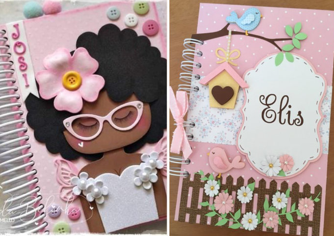 ideias de cadernetas personalizadas para eventos
