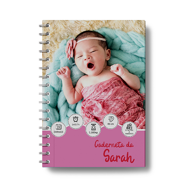 caderneta personalizada vs agenda personalizada qual escolher