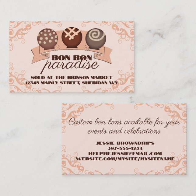 erros comuns ao criar cartão de visita para trufas