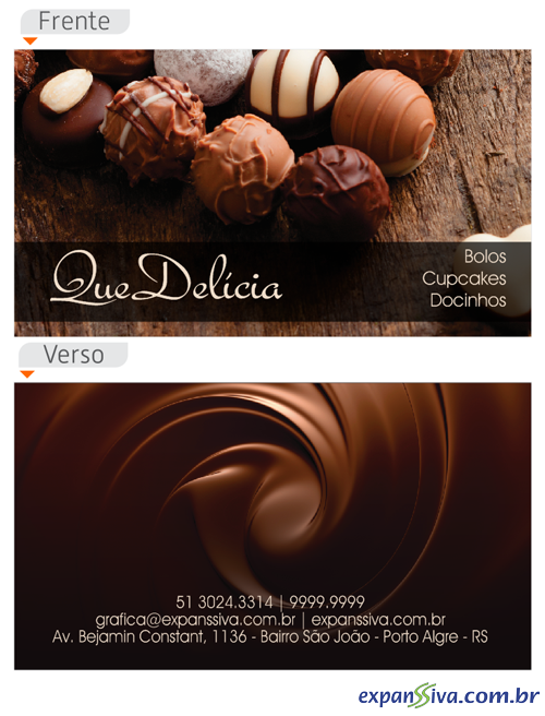 quanto custa fazer cartão de visita para trufas