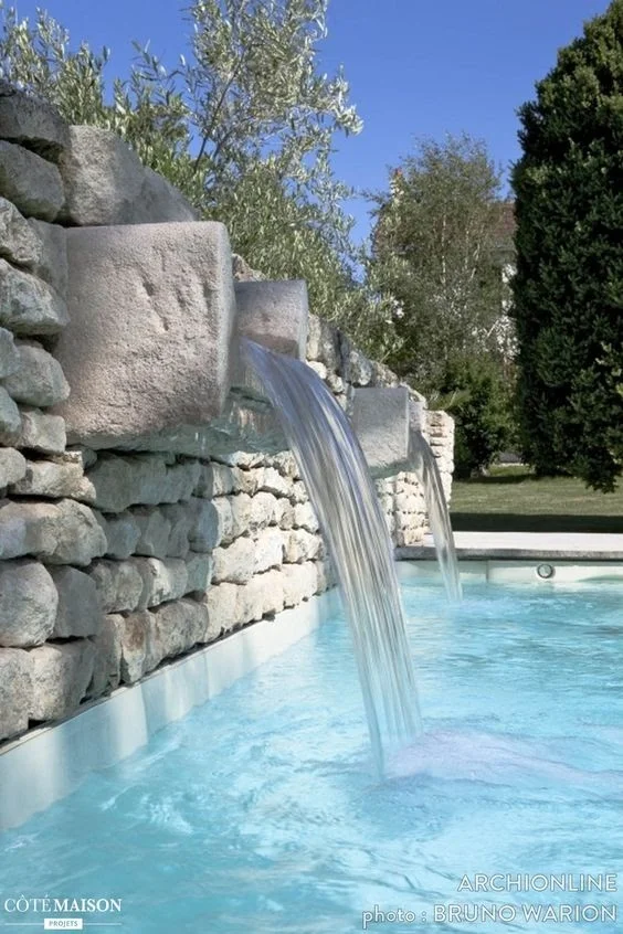 cascata para piscina