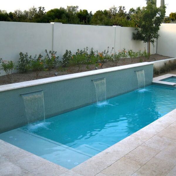 melhores cascatas para piscina pequena