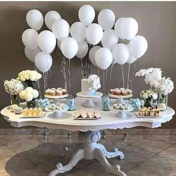 cha de bebe gastando pouco