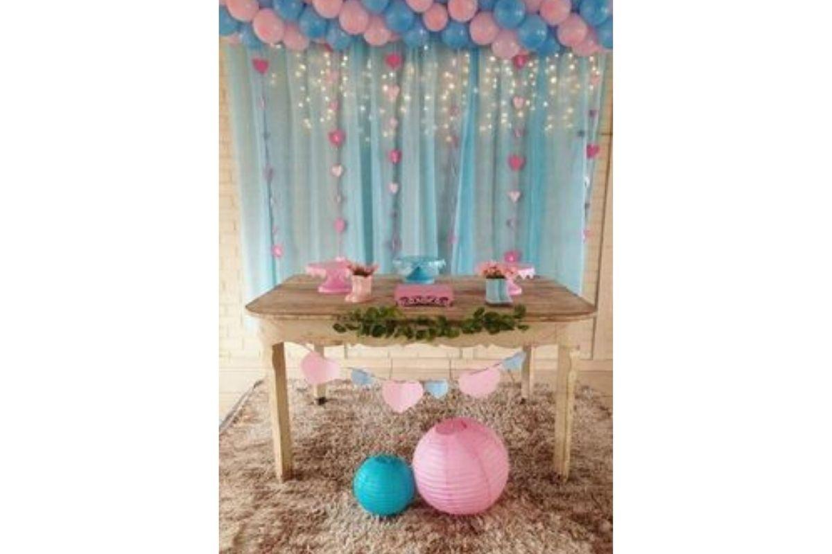 cha de bebe gastando pouco