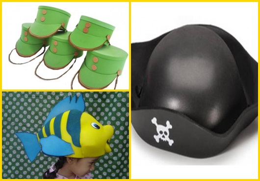 10 ideias criativas para decorar chapéus de EVA