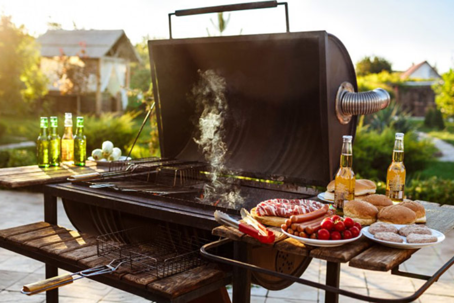 erros comuns ao usar churrasqueira a bafo