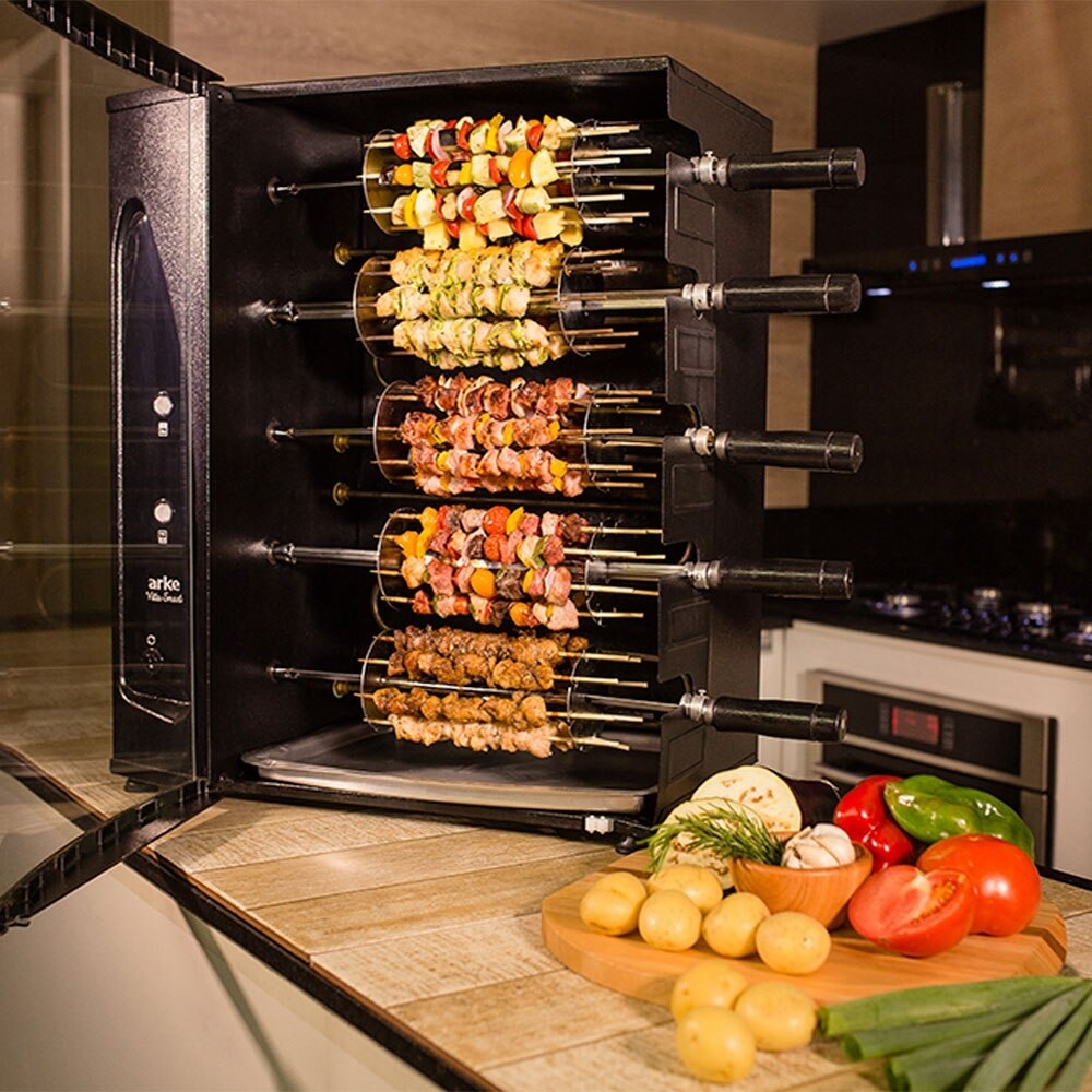 Churrasqueira Elétrica Rotativa: Modelos de Bancada vs. Embutir