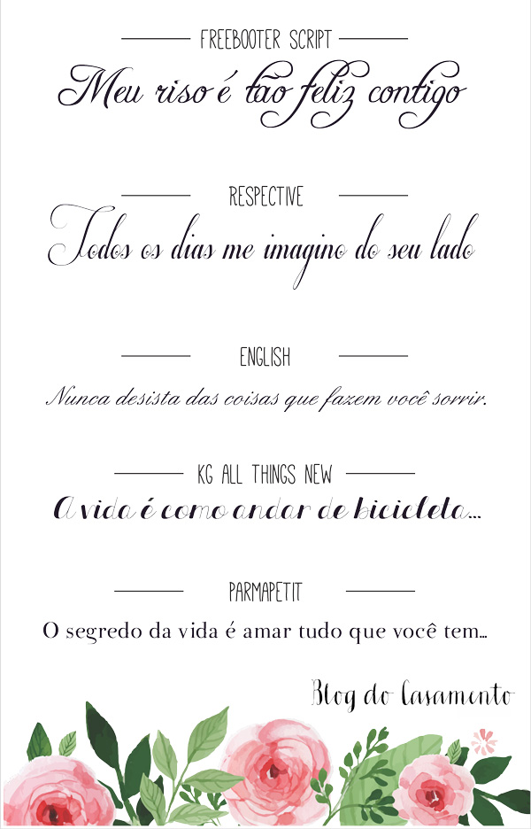 coisas de casamento que começa com a letra e