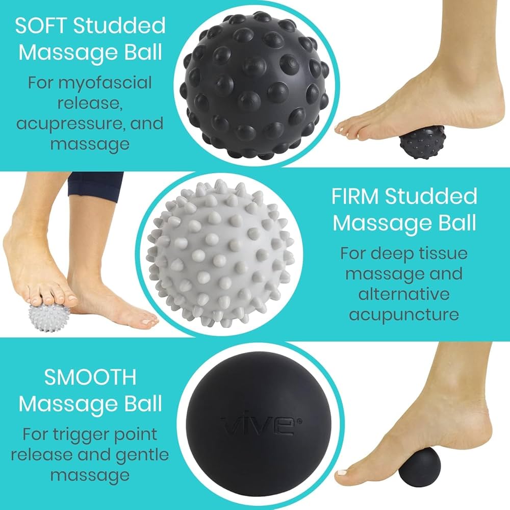 como massagear fascite plantar com bolinha