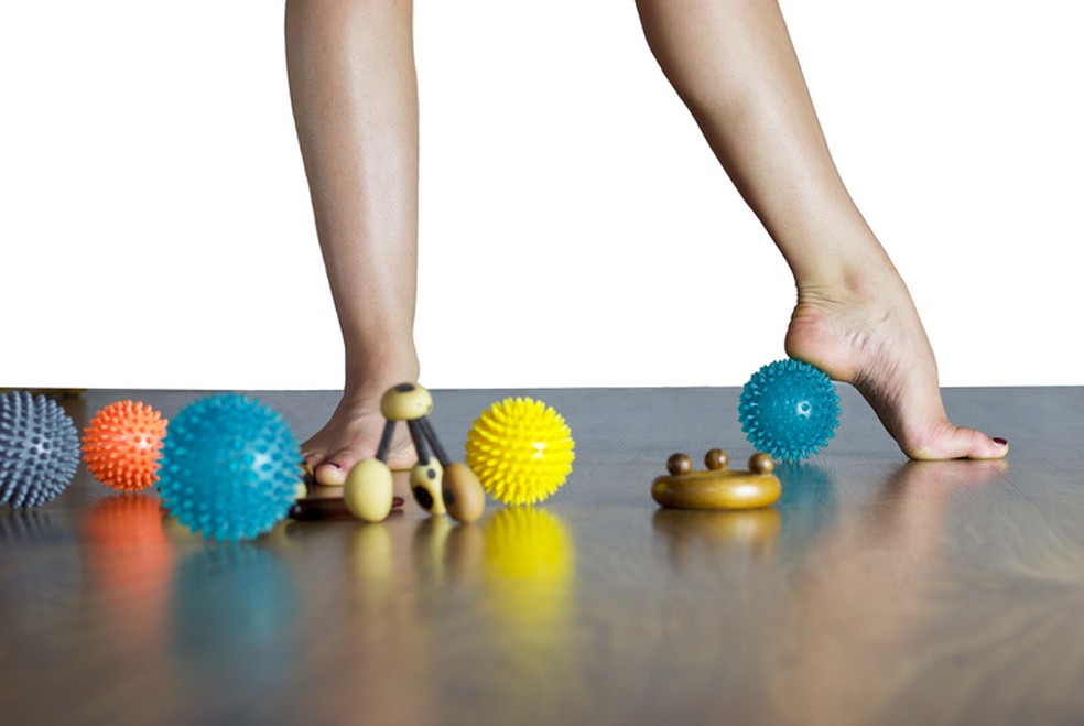 melhores bolinhas para massagear fascite plantar