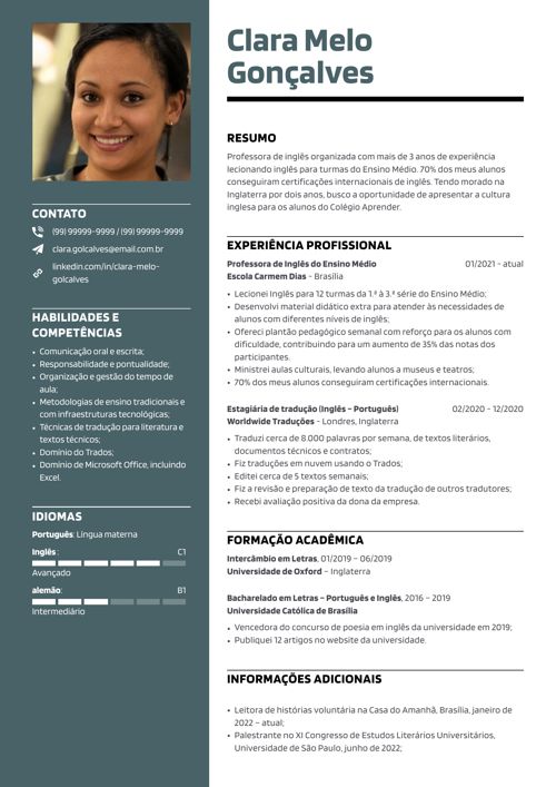 como se faz currículo