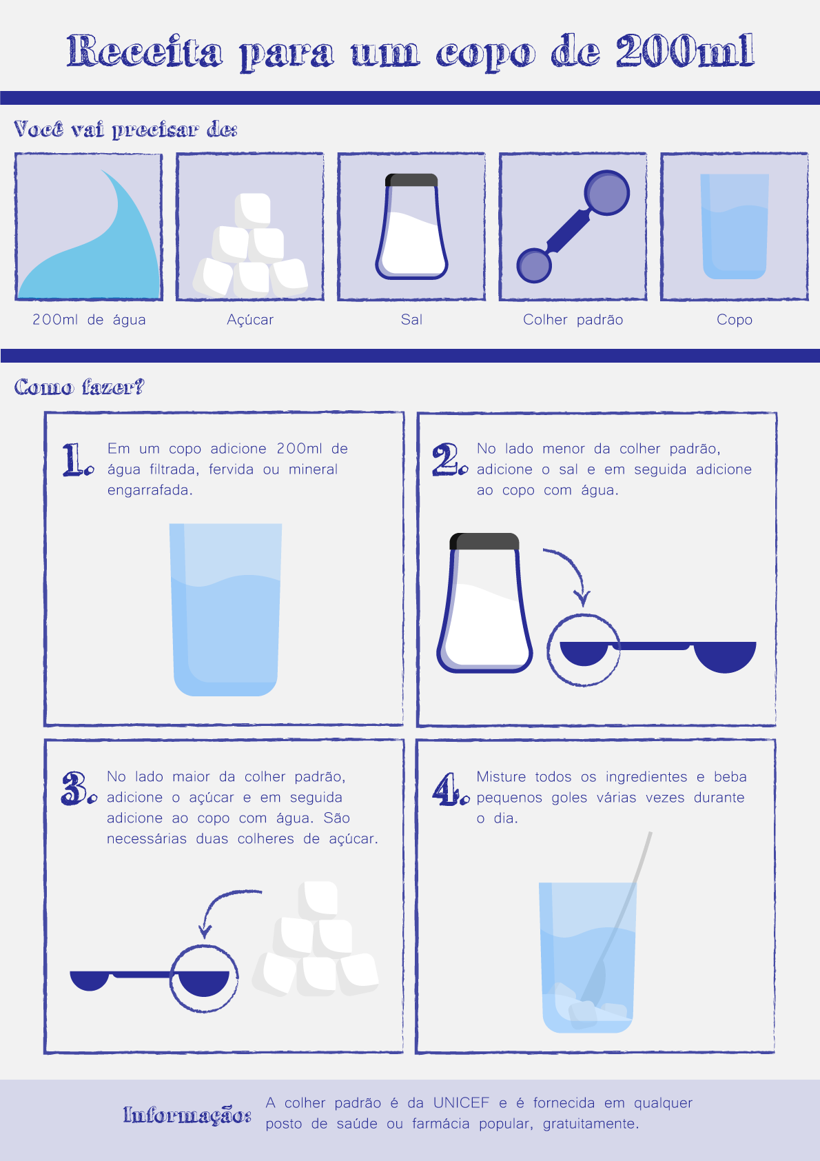 receita soro caseiro para bebê