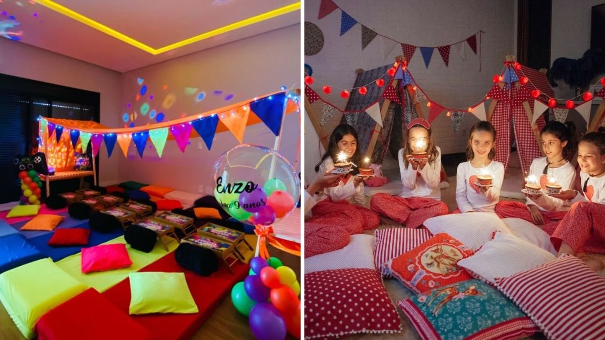 como se faz uma festa do pijama