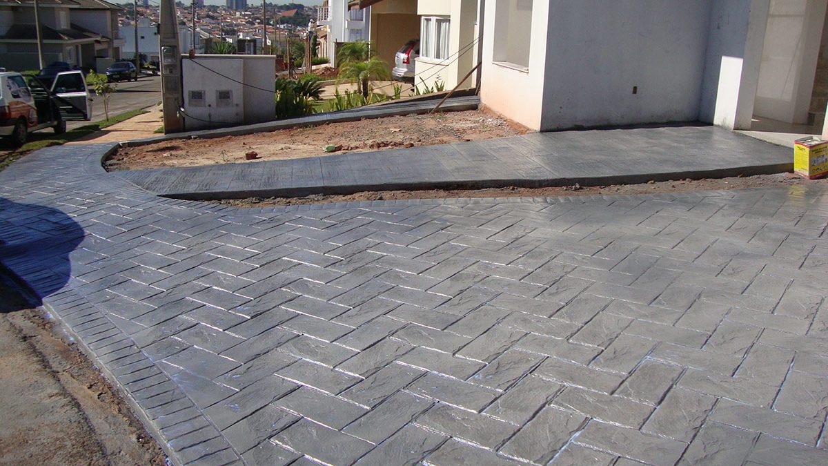 concreto estampado