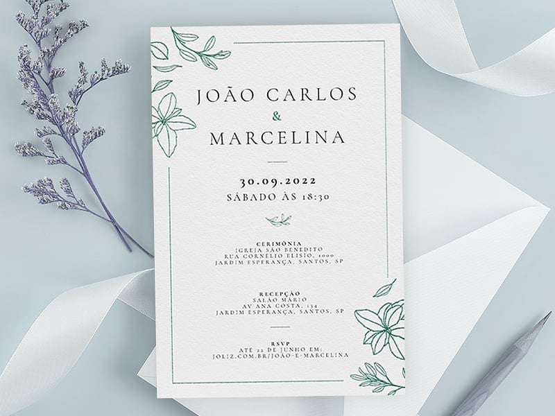 ideias criativas convite casamento