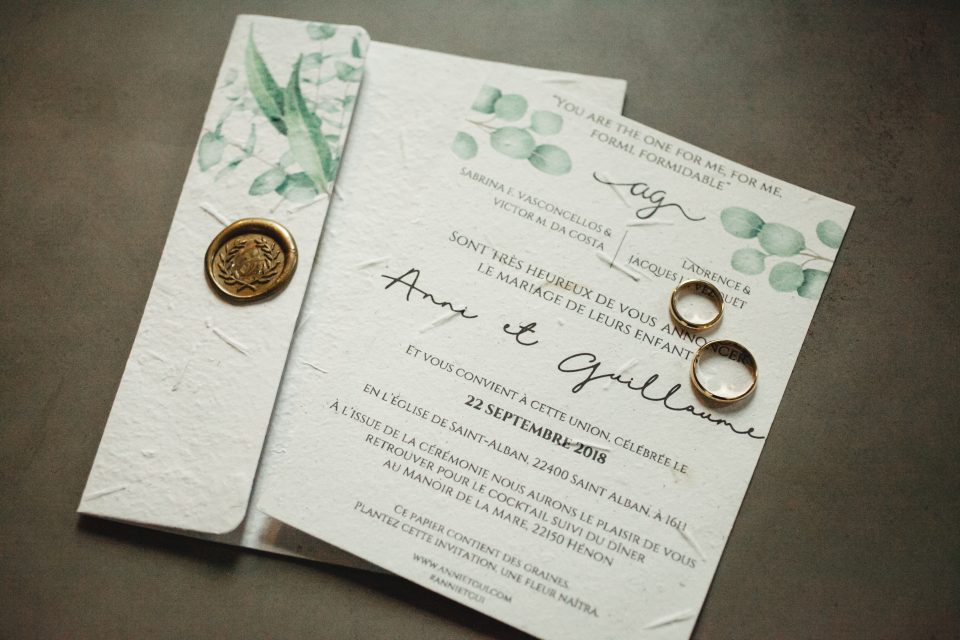 convite para casamento