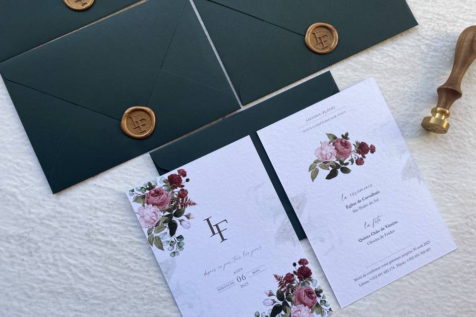 quanto custa um convite de casamento personalizado