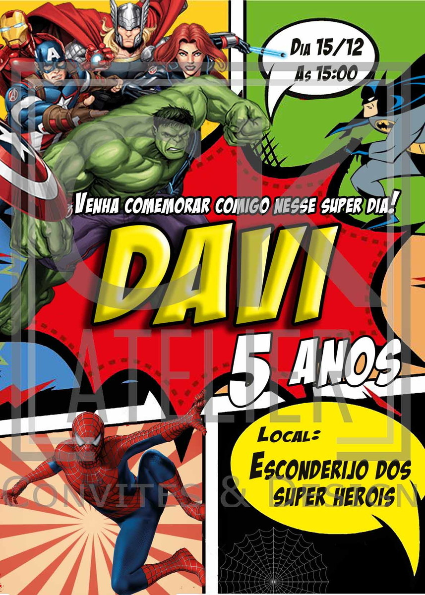 Os Melhores Bolos Temáticos dos Vingadores