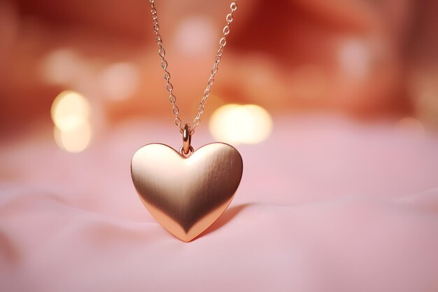 correntinha de coração