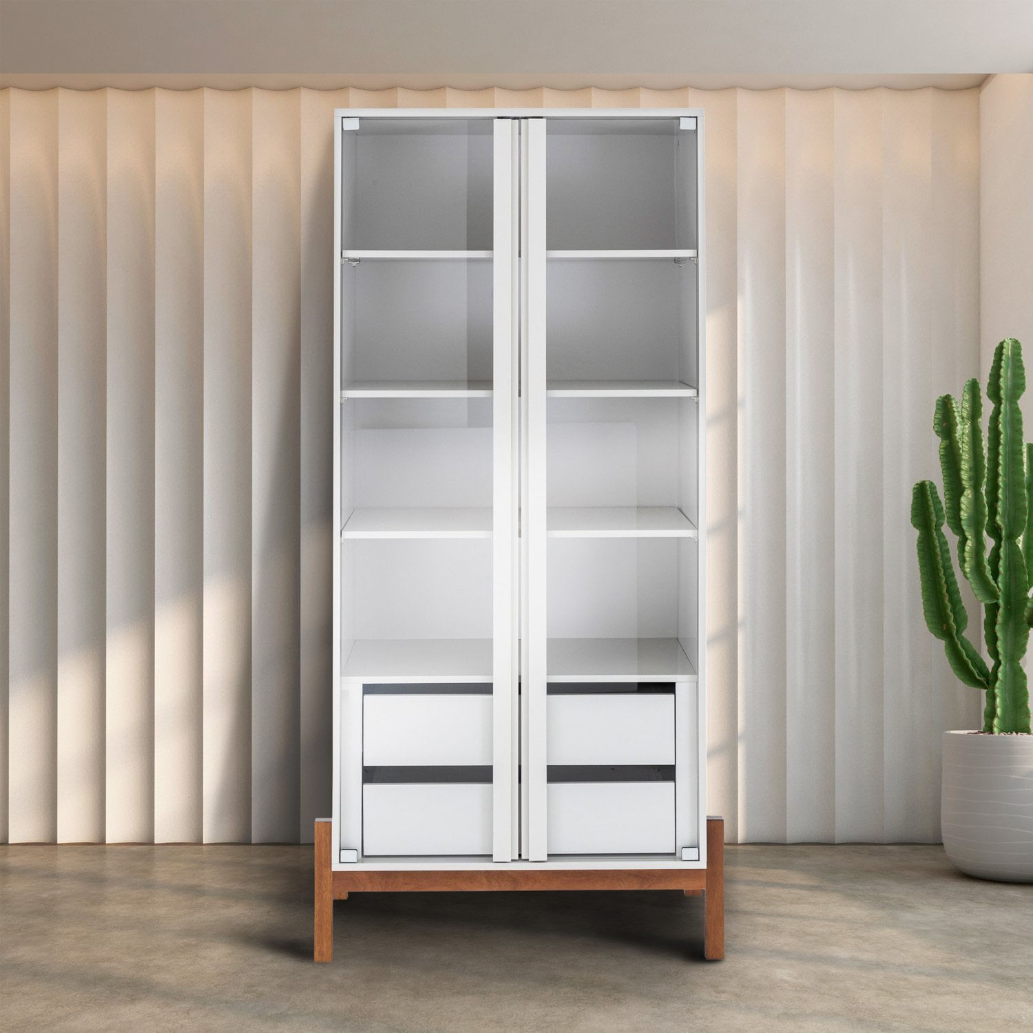 Cristaleiras compactas: soluções inteligentes para espaços pequenos