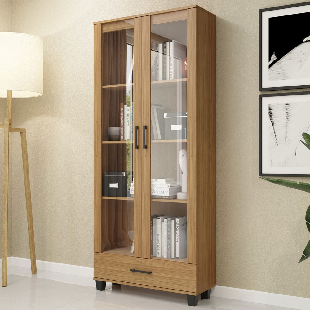 Cristaleiras modernas com LED: ilumine seus objetos