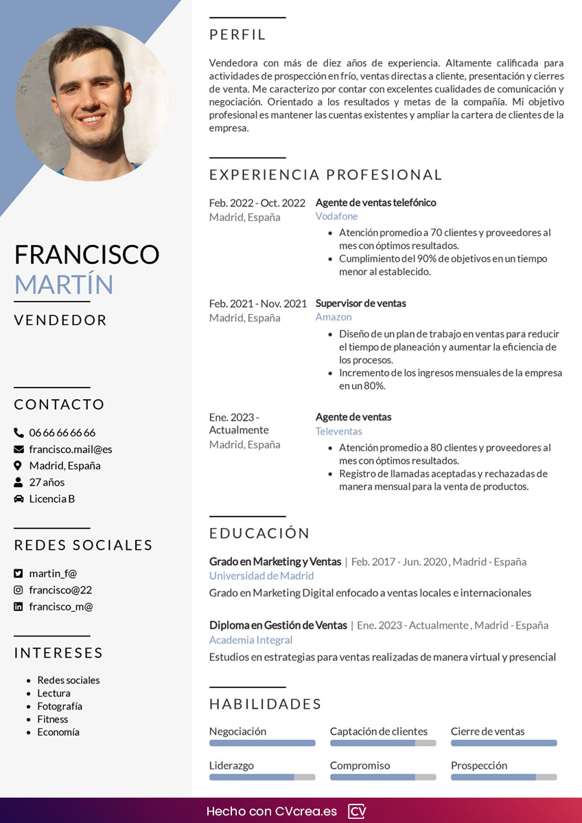 5 ideias de títulos:
1. Currículo de Vendedor de Sucesso: Destaque suas Conquistas
2. Habilidades Essenciais para um Currículo de Vendas Imbatível
3. Como Transformar sua Experiência em Resultados no Currículo
4. Modelos e Ferramentas para Criar seu Currículo de Vendedor
5. O Poder dos Números: Quantificando suas Conquistas em Vendas