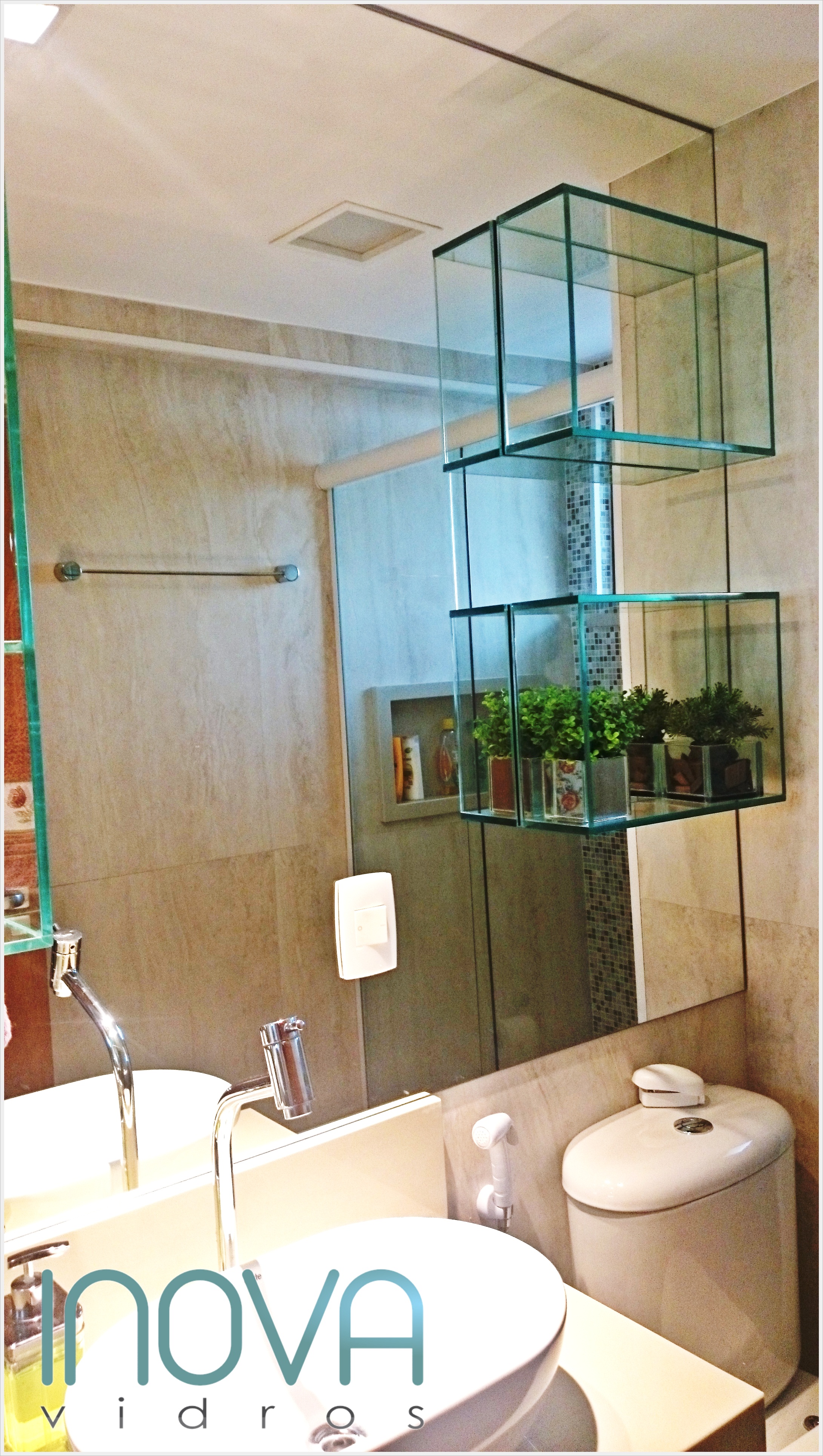 Nichos de banheiro: Funcionalidade e estilo em um só lugar