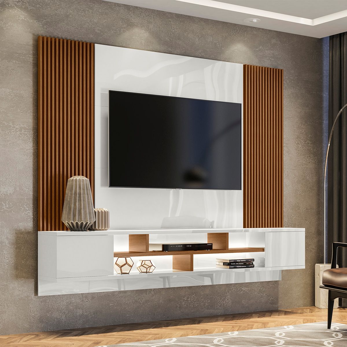 Tendências de Decoração 2026: O Fim do Rack Tradicional e a Ascensão do Design Flutuante