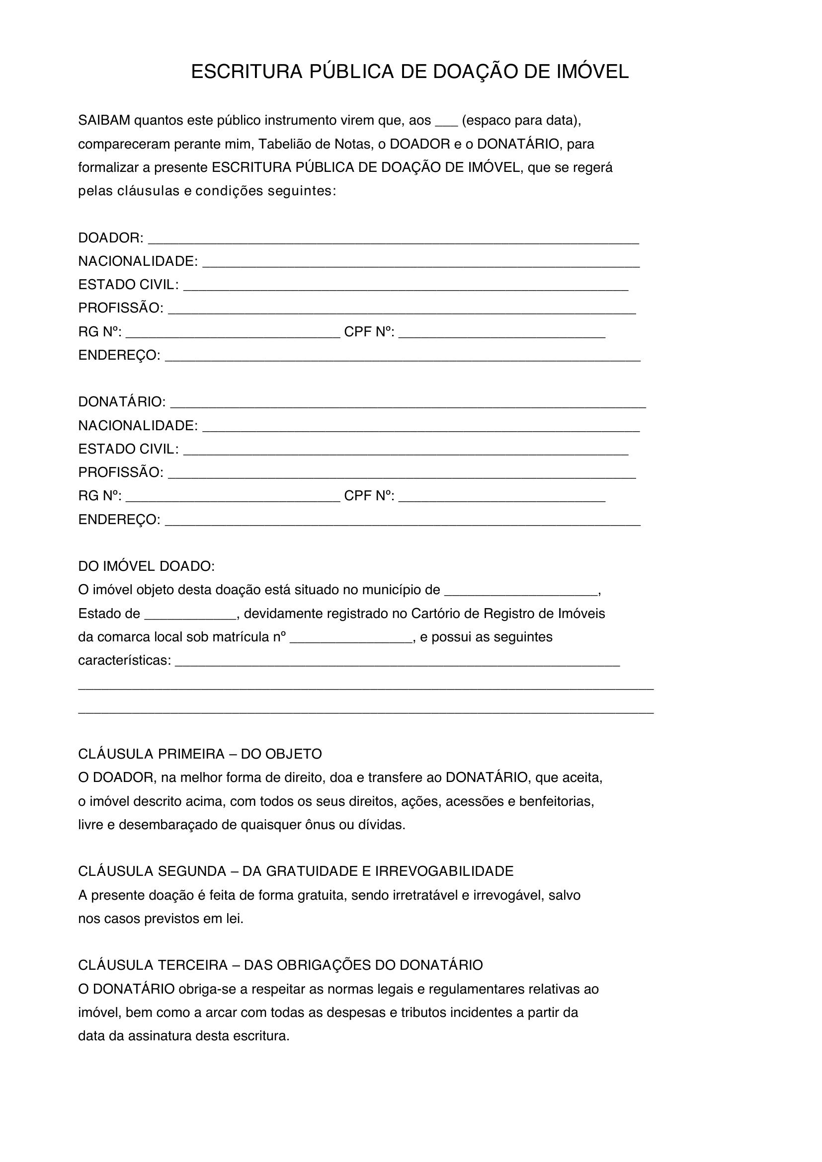 Doação de Imóvel para Filhos: Vantagens