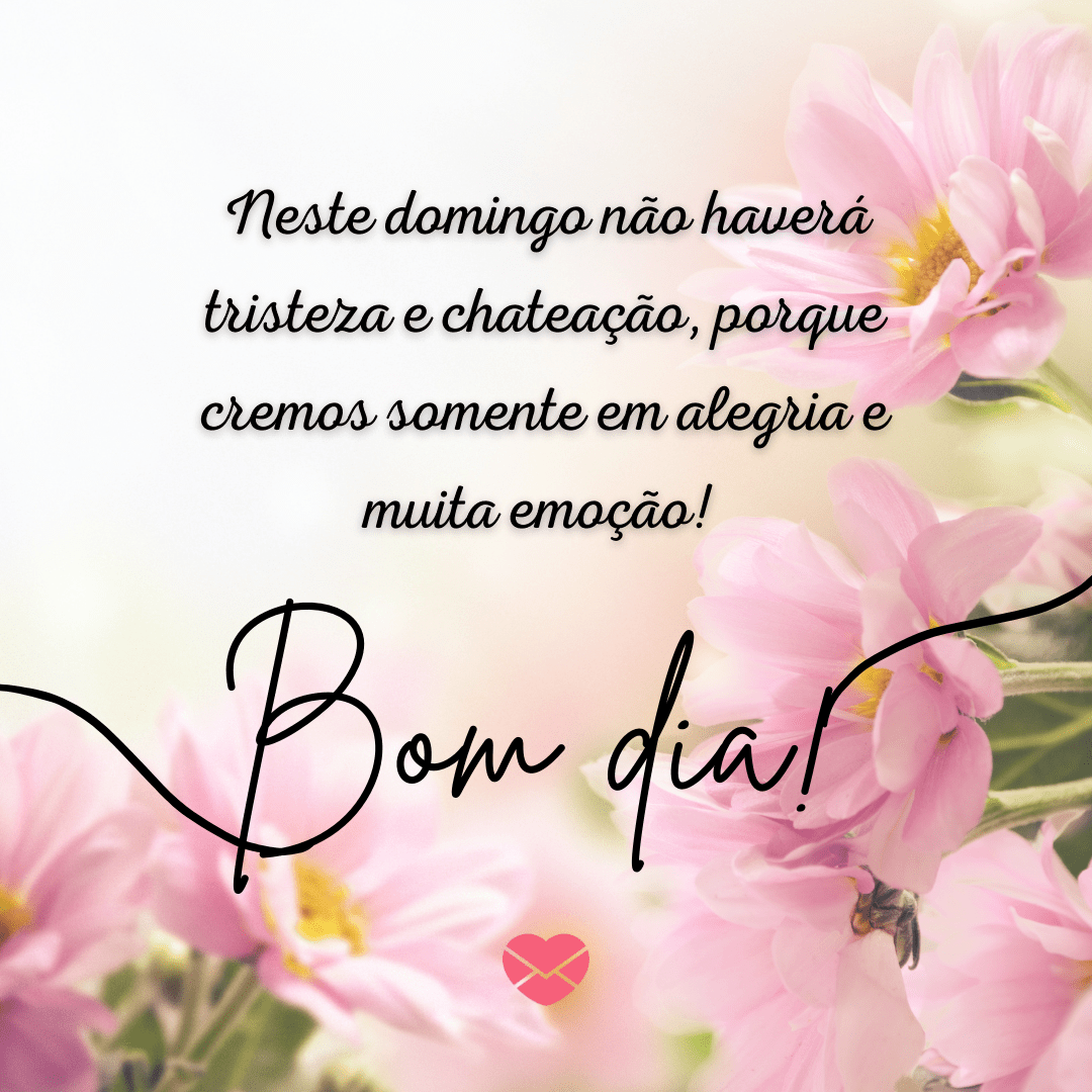 Ideias de recadinhos de bom dia para o domingo