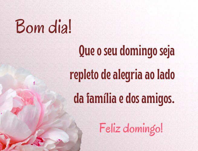 As melhores frases de bom dia para status de domingo