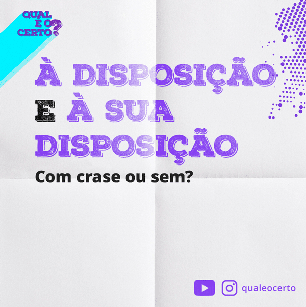 'A Disposição' vs. 'À Disposição': Entenda a Diferença de Uma Vez por Todas