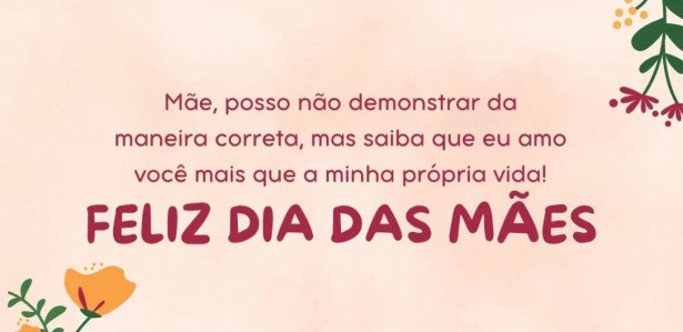feliz dia das maes mensagem